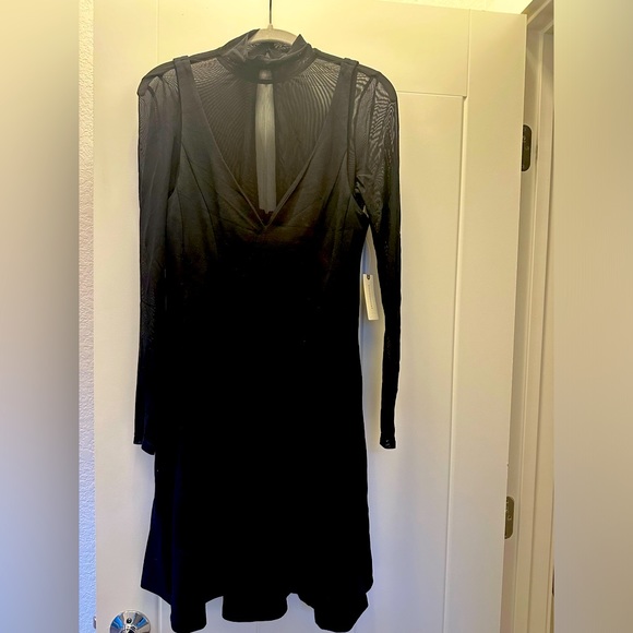 Anthropologie Black Party Dress - Picture 1 of 4